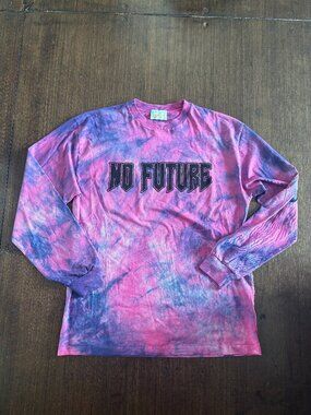 Aries "No Future" Tie-dye shirt -- Small